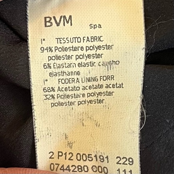 Les Copains Black Sleeveless V-neck Sheath Dress 40(4) - Picture 10 of 10